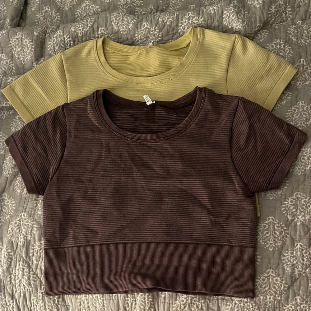 Aerie Ribbed Crop Tops - Athletic Wear (2)